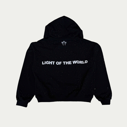 JESUS IS THE LIGHT Rhinestone Hoodie